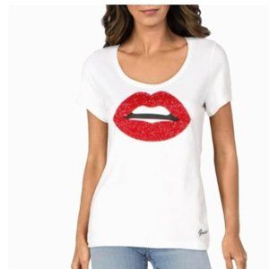 Guess Lip Graphic T-Shirt
